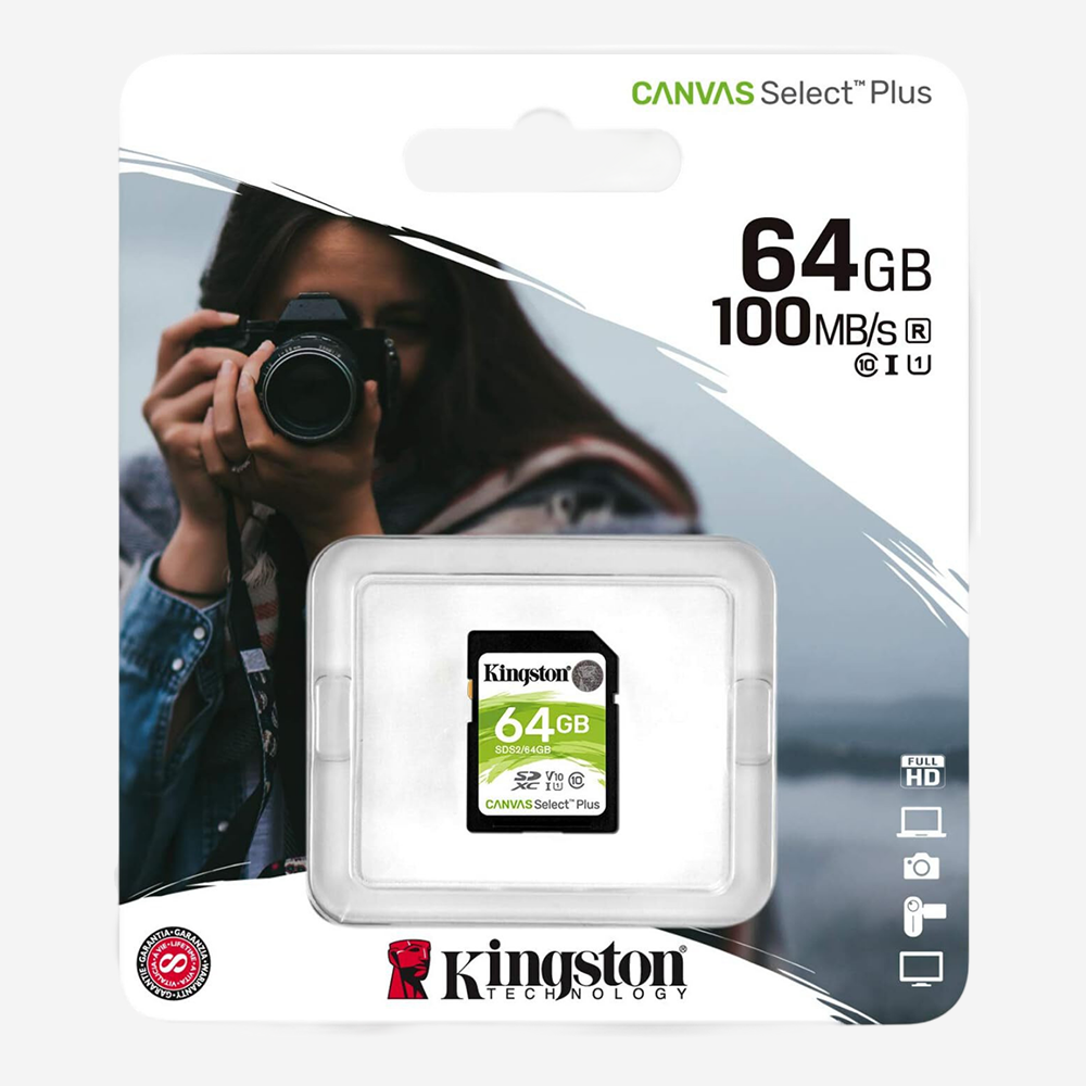 kingston canvas select plus 64gb