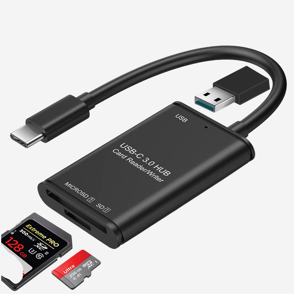 usb-c card reader adapter usb 3