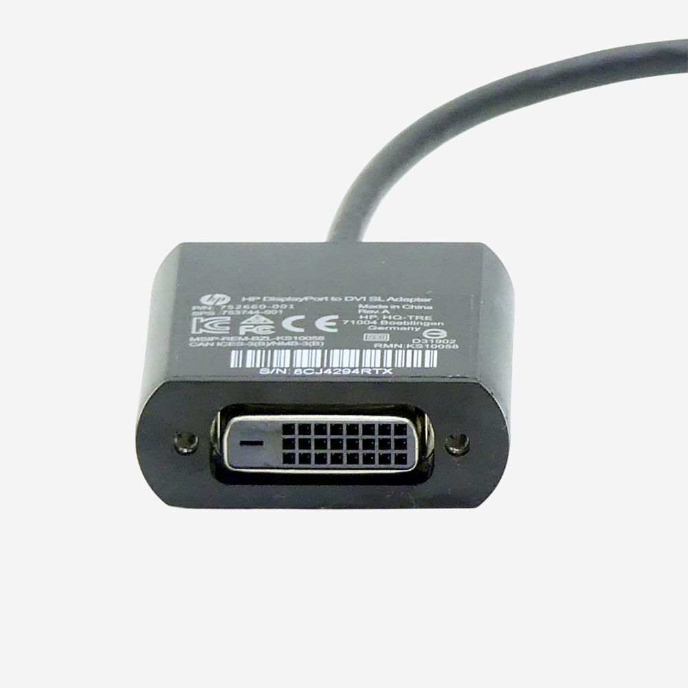 adaptateur hp displayport vers DVI