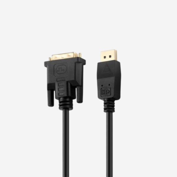 cable dvi to dp black