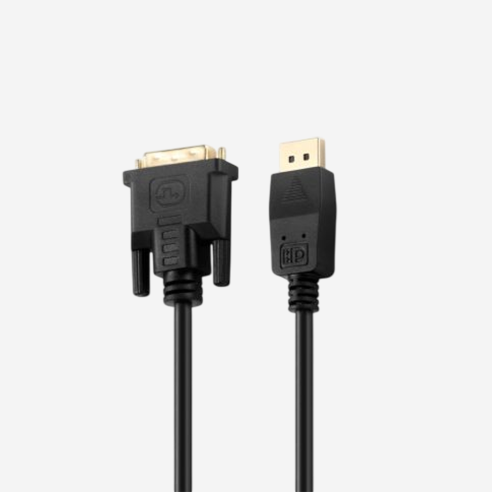 cable dvi to dp black
