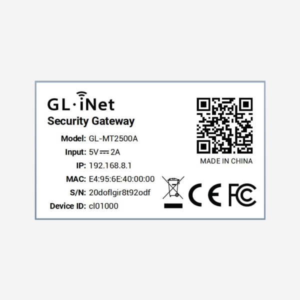 GL iNet GL-MT2500A Brume 2 Passerelle